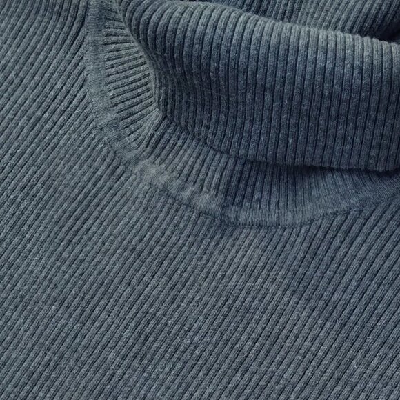 Style&co. Grey Ribbed Turtleneck ~ Classic Neutral Wardrobe Staple Sz XL - Picture 7 of 8